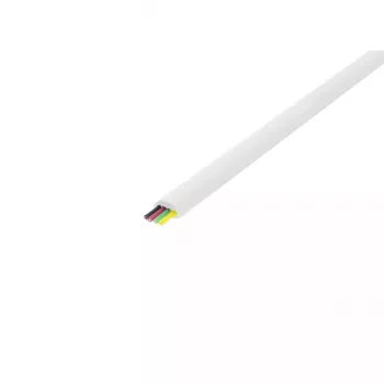 Telefonkabel Deltaco MD-14 RJ11 100m Weiß