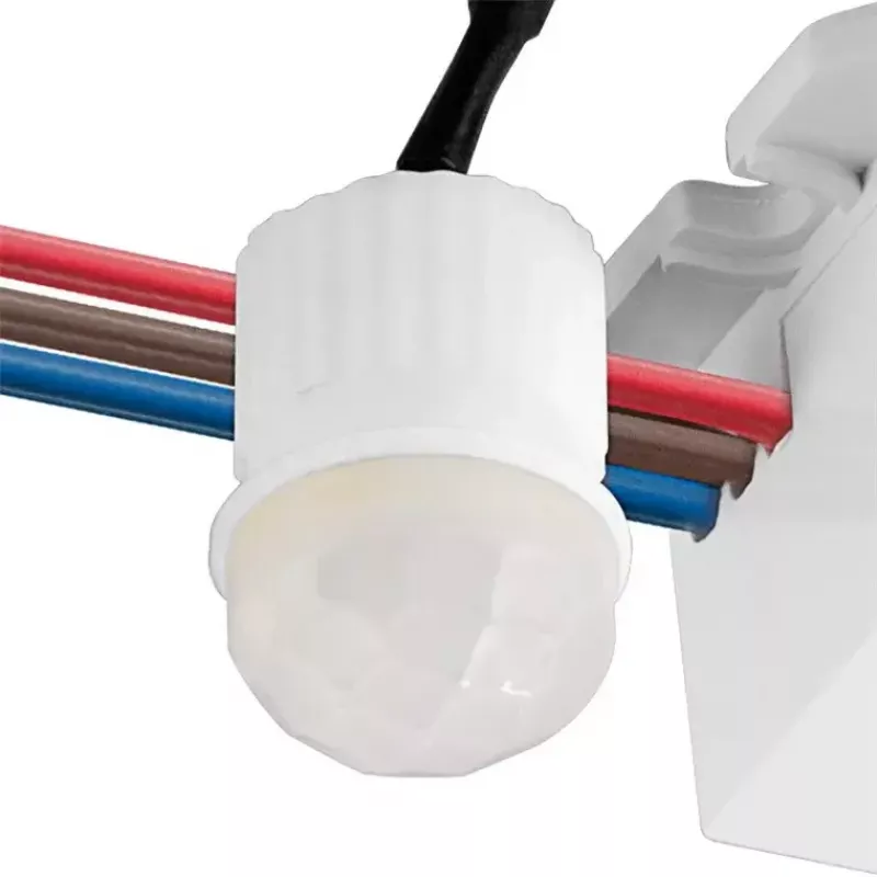Goobay Weißer PIR-Sensor für Deckenmontage 360° Erkennung 6m Reichweite Innenbereich