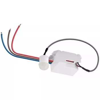 Goobay Weißer PIR-Sensor für Deckenmontage 360° Erkennung 6m Reichweite Innenbereich