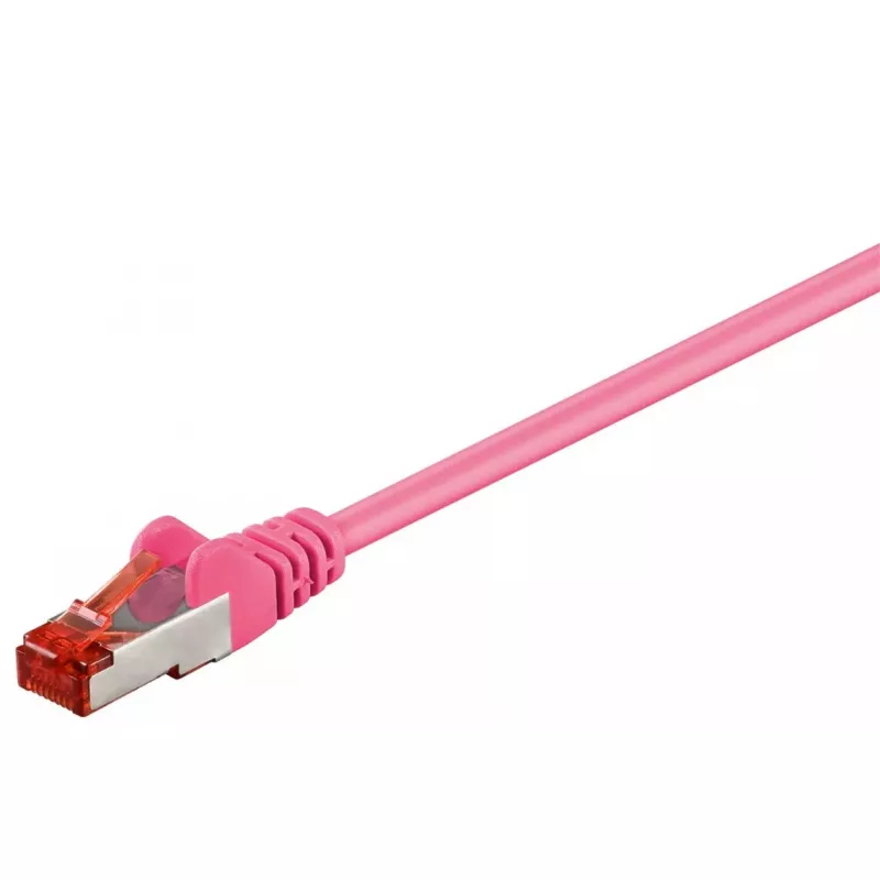 Goobay CAT 6 Patchkabel S/FTP PiMF 2m Magenta