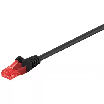 Goobay CAT 6 Patchkabel RJ-45 Cat6 2m Schwarz