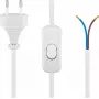 Goobay Kabel mit Eurostecker zur Montage - mit Schalter 1,5 m Weiß