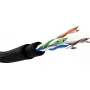 Netzwerkkabel Goobay CAT 6 Outdoor U/UTP 100m Schwarz