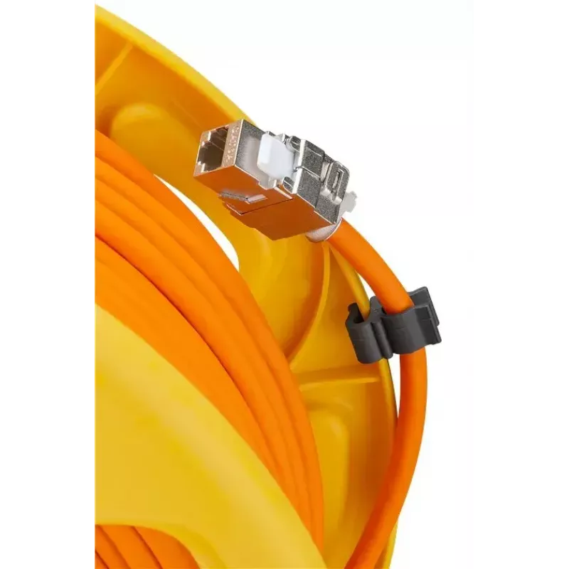 Netzwerkkabel Goobay Portable RJ45 50m Cat7a Orange