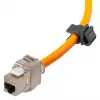 Netzwerkkabel Goobay Portable RJ45 50m Cat7a Orange