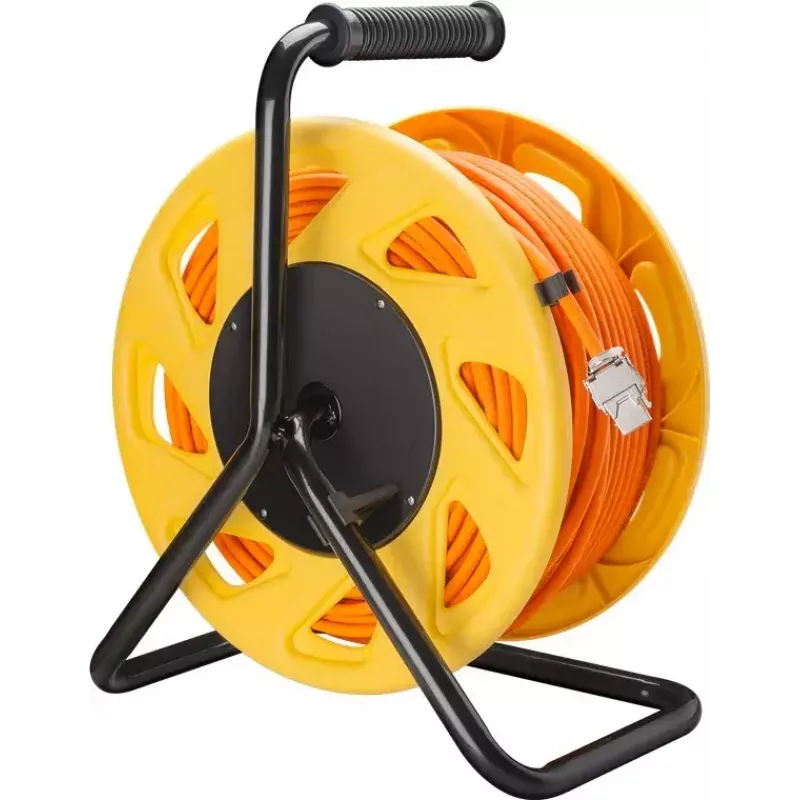 Netzwerkkabel Goobay Portable RJ45 50m Cat7a Orange