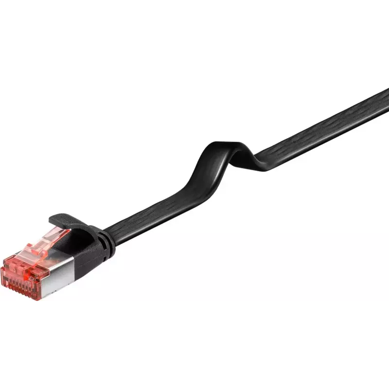 Netzwerkkabel Goobay 94231 Schwarz 1m Cat6 U/FTP (STP)