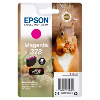 Cartridge Epson 378 Magenta 360 Seiten Tinte C13T37834010