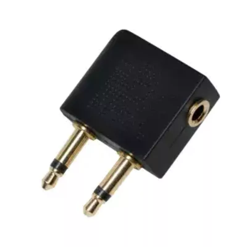 Kabeladapter LOGILINK CA1089 — 2×3,5 mm auf 1×3,5 mm, vergoldete Kontakte, Schwarz