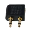 Kabeladapter LOGILINK CA1089 — 2×3,5 mm auf 1×3,5 mm, vergoldete Kontakte, Schwarz