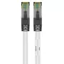 Netzwerkkabel Goobay CAT 8.1 Patchkabel RJ-45 Cat8.1 1m Weiß
