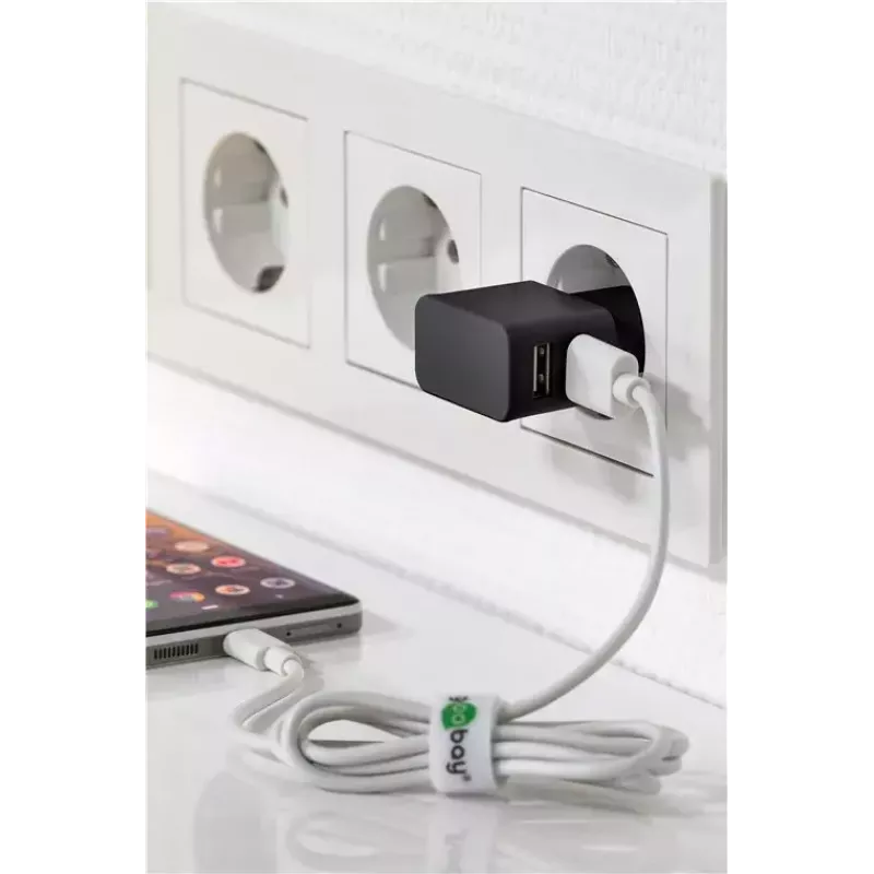 Ladegerät-Set Innenbereich Goobay Dual Apple Lightning 44995