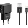 Ladegerät-Set Innenbereich Goobay Dual Apple Lightning 44995