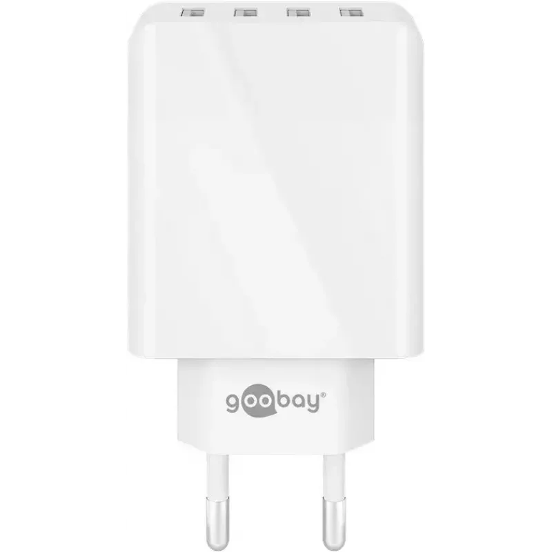 Indoor-Ladegerät Wentronic 44962 Universal Weiß 4 USB-Anschlüsse 5V