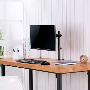 Monitorhalterung LogiLink BP0097 81.3 cm (32 Zoll) Tisch Schwarz