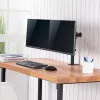 Monitorhalterung LogiLink BP0098 32 Zoll Schreibtisch Schwarz