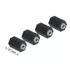 Distanzhülse M2,5 Sechskant innen 10 mm schwarz 4 Stück DeLOCK 60243