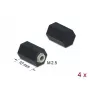 Distanzhülse M2,5 Sechskant innen 10 mm schwarz 4 Stück DeLOCK 60243