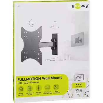 TV-Halterung Goobay 49713 106,7 cm (42 Zoll) Schwarz