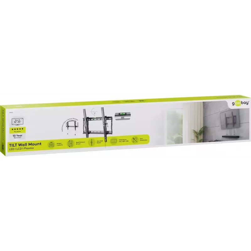 TV-Wandhalterung Goobay 49909 139,7 cm (55 Zoll) Schwarz