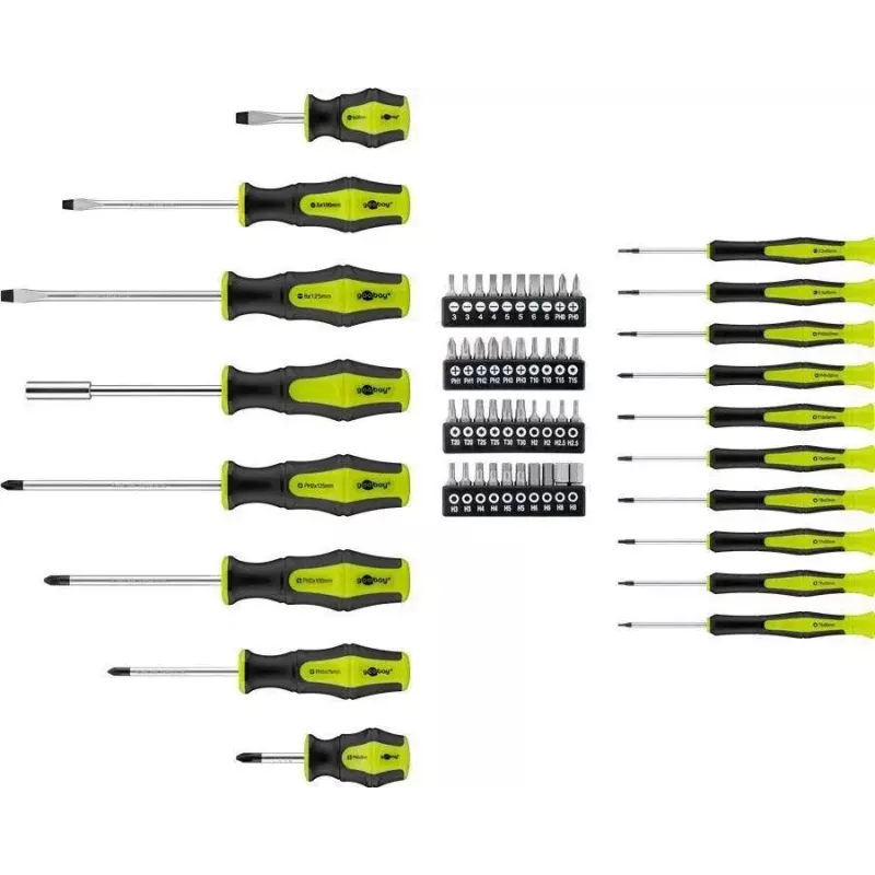 Manuelles Schraubendreher-Set Goobay 74005 Standardschraubendreher