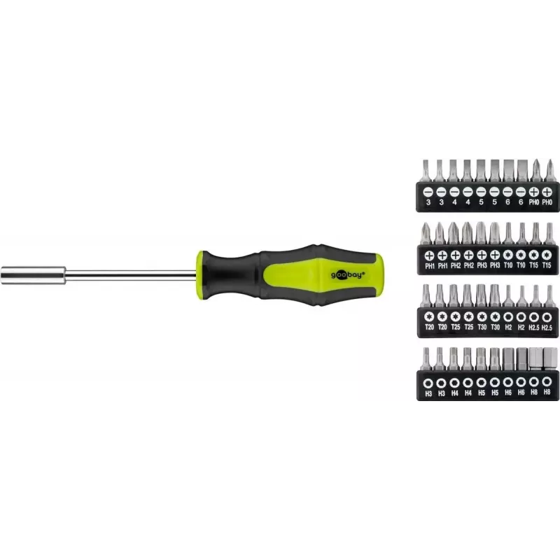 Manuelles Schraubendreher-Set Goobay 74005 Standardschraubendreher