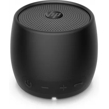 HP Black Bluetooth Speaker 360, Kabel & Drahtlos, Mono tragbarer Lautsprecher, Schwarz, Zylinder, Tasten, Universal