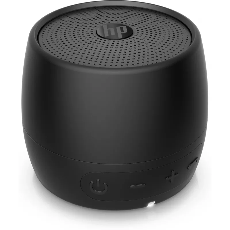 HP Black Bluetooth Speaker 360, Kabel & Drahtlos, Mono tragbarer Lautsprecher, Schwarz, Zylinder, Tasten, Universal