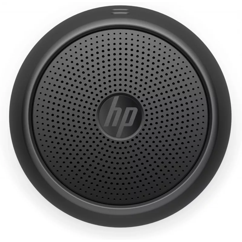 HP Black Bluetooth Speaker 360, Kabel & Drahtlos, Mono tragbarer Lautsprecher, Schwarz, Zylinder, Tasten, Universal