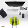 USB-Kabel Wentronic 49295 USB 2.0 0,5 m USB C USB A Schwarz Grau