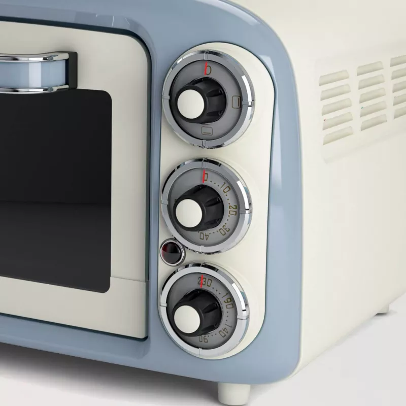 Backofen Ariete 0979/05 18 L 1380 W Weiß Blau