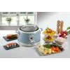 Ariete 2904 Reiskocher - Elektrischer Reiskocher mit Keramiktopf - Selbstgemachtes Sushi - Multikocher - Vintage Line - 3,5 L - 650 W - Blau