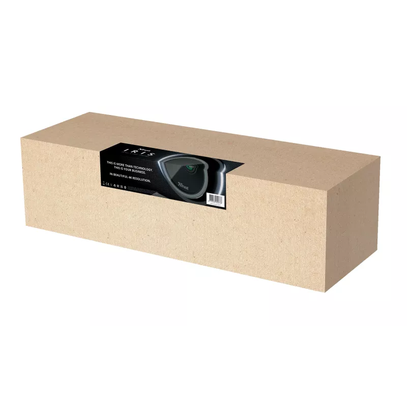 Trust Iris Webcam 3840 x 2160 Pixel USB 3.2 Gen 1 (3.1 Gen 1) Schwarz