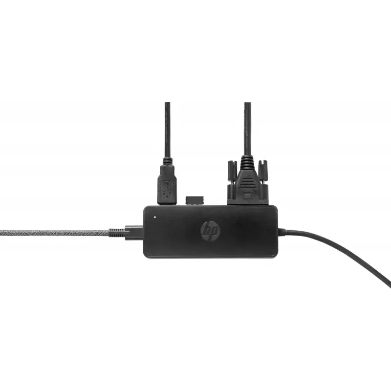 HP USB-C Travel Hub G2, Kabelgebunden, USB 3.2 Gen 1 (3.1 Gen 1) Typ-C, Schwarz, China, Windows 10, 107 mm