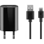 Ladegeräteset Goobay USB-C 5W mit Kabel 1m Schwarz