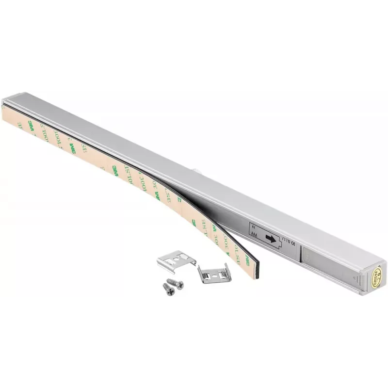 Goobay LED-Unterbauleuchte mit Bewegungsmelder Silber 20 Leuchtmittel