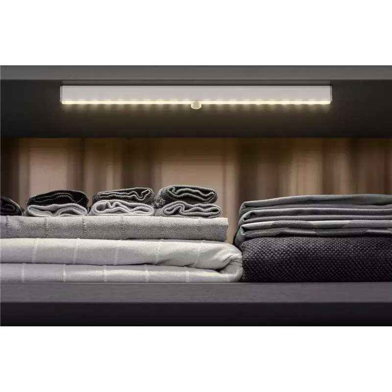Goobay LED-Unterbauleuchte mit Bewegungsmelder Silber 20 Leuchtmittel