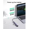 Ugreen 10919 Laptop-Dock/Port-Replikator Kabelgebunden USB 3.2 Gen 1 (3.1 Gen 1) Typ-C Grau