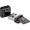 Kartenleser GOOBAY USB-A 2.0 für MicroSD, 480 Mbit/s, schwarz
