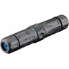 Goobay CAT 6A Outdoor RJ45 Patchkabel-Kupplung IP68 Schwarz