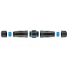 Goobay CAT 6A Outdoor RJ45 Patchkabel-Kupplung IP68 Schwarz