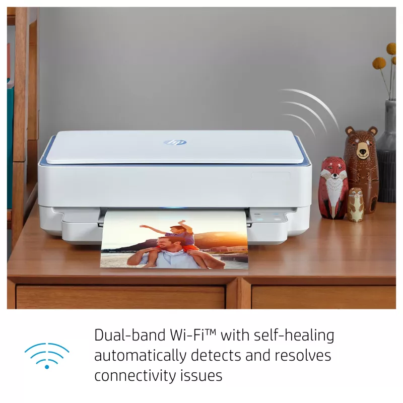 HP ENVY 6010e kabelloser All-in-One-Farbdrucker, Instant Ink; Kopierer, Scanner