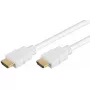 Goobay HDMI-Kabel 3m Typ A Stecker auf Stecker 18 Gbit/s Weiß