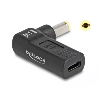 Laptop Power Tip DeLOCK 60011 USB-C auf 5,5 x 2,5 mm Adapter 19V 3A