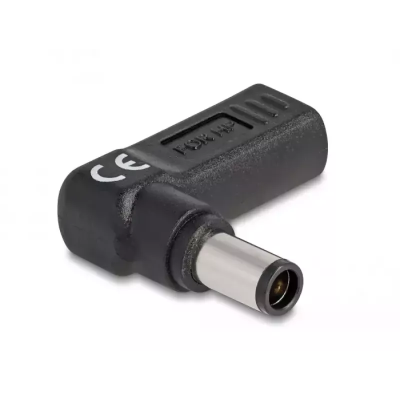DeLOCK Adapter USB Type-C Buchse auf HP 7,4 x 5,0 mm Stecker 90° abgewinkelt