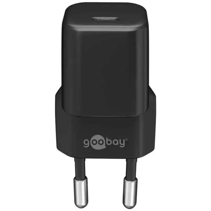 Innenraum-Ladegerät Goobay 59715 Schwarz AC-Schnellladung Smartphone Tablet