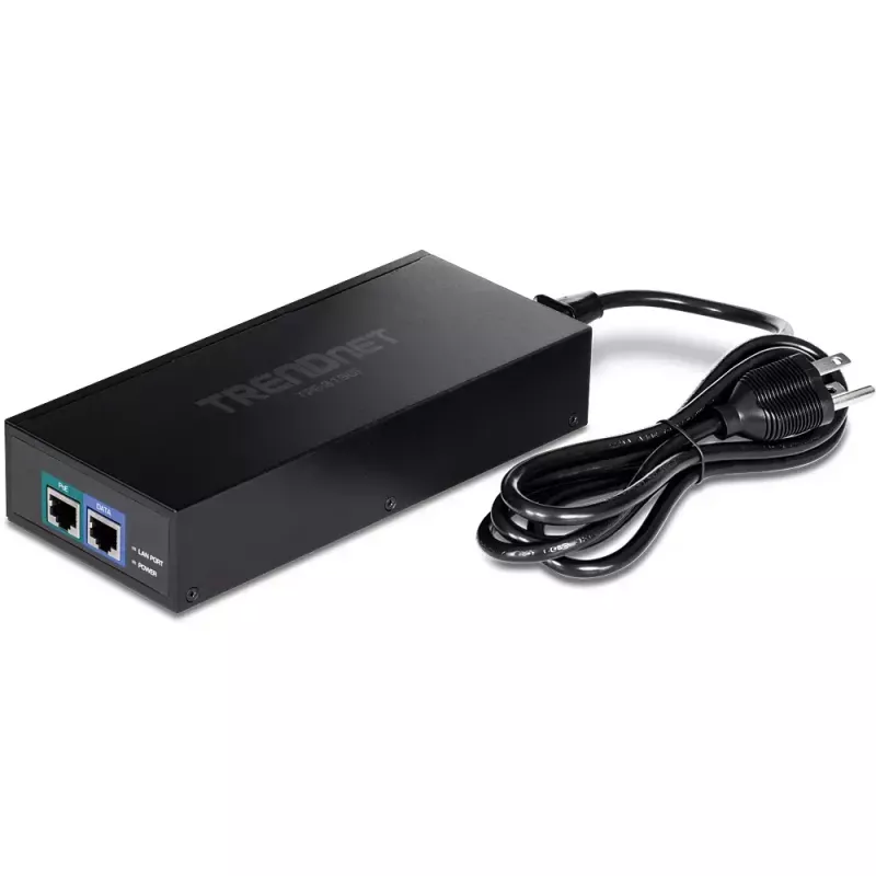 Trendnet TPE-319GI 10G PoE++ Injector 10 Gigabit Ethernet Schwarz