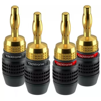 Kabelverbinder Bananenstecker ClickTronic 52546