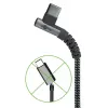 Goobay USB-Kabel USB 2.0 2m USB-C Schwarz/Grau