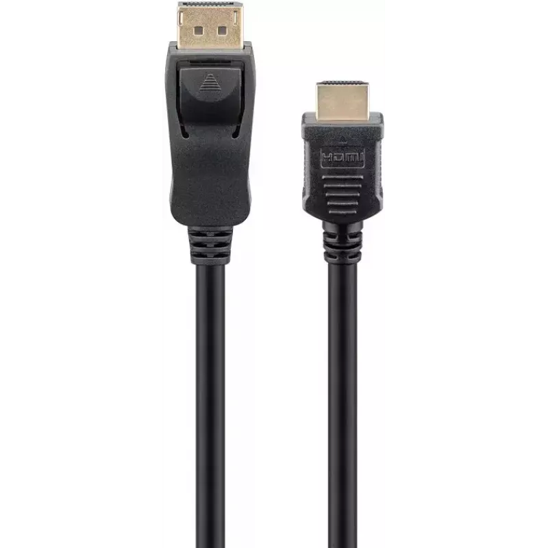 Goobay DisplayPort auf HDMI Adapterkabel 1 m DisplayPort HDMI Typ A